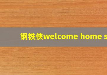 钢铁侠welcome home sir